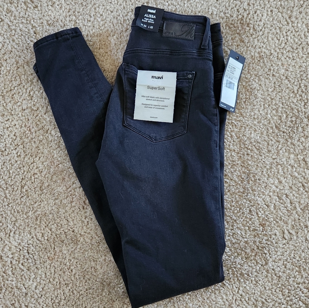 Mavi Alissa High Rise Super Skinny Jeans
